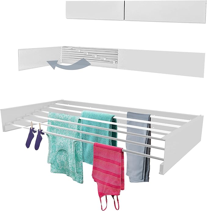 Medium Laundry Drying Rack (27.5"/70 cm) - with 138 inch Drying Capacity