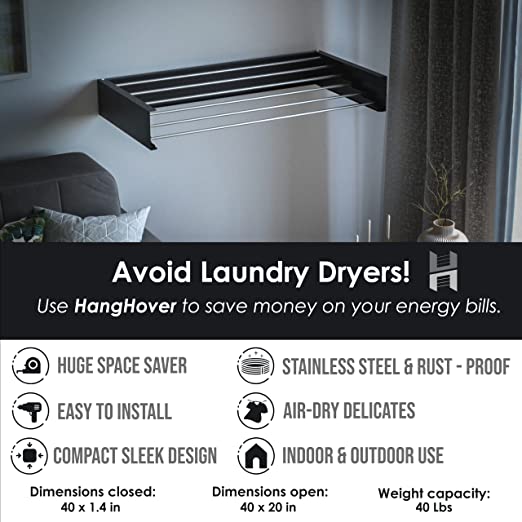 High Quality T-V917 Hanging Electric Drying Rack Adjustable